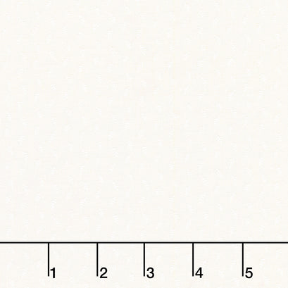 Honeybloom - Littlest Leaf Milk White Yardage