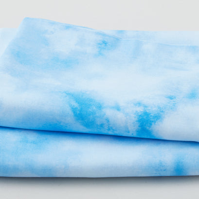 Fanciful Flight - Wash Texture Blue 3 Yard Cut