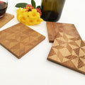Windblown Star Square Coaster 4pc Set Alternative View #2