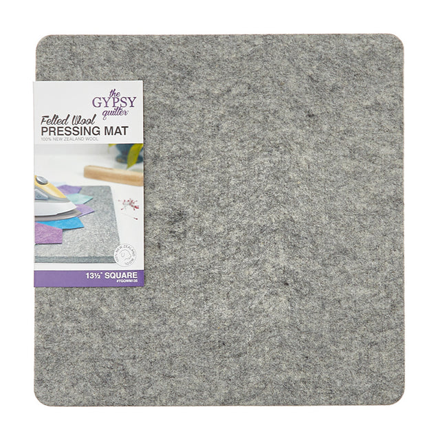 The Gypsy Quilter Felted Wool Pressing Mat 13 1/2" x 13 1/2"