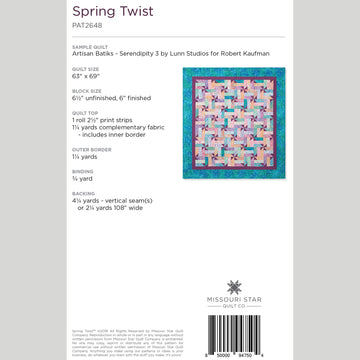 Digital Download - Spring Twist Quilt Pattern by Missouri Star Alternative View #1