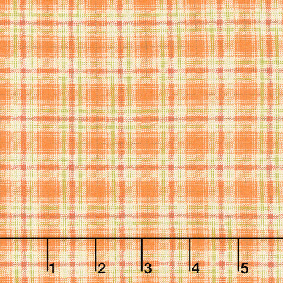 Adel in Autumn - Plaid Orange Yardage