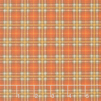 Adel in Autumn - Plaid Persimmon Yardage