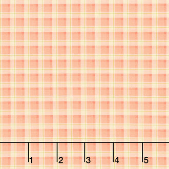Adel in Spring - Plaid Blush Yardage