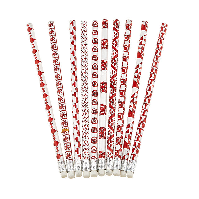 Ann Hazelwood's Red & White Quilty Pencils Primary Image