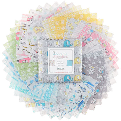 Adorable Alphabet Favorites 5" Squares