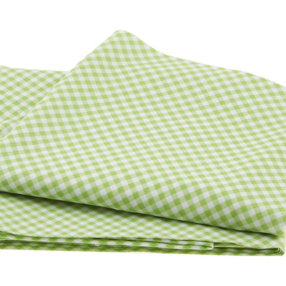 Adventure Time - Gingham Green 2 Yard Cut