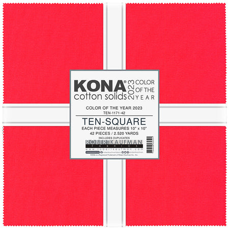 Kona Cotton - White Ten Squares