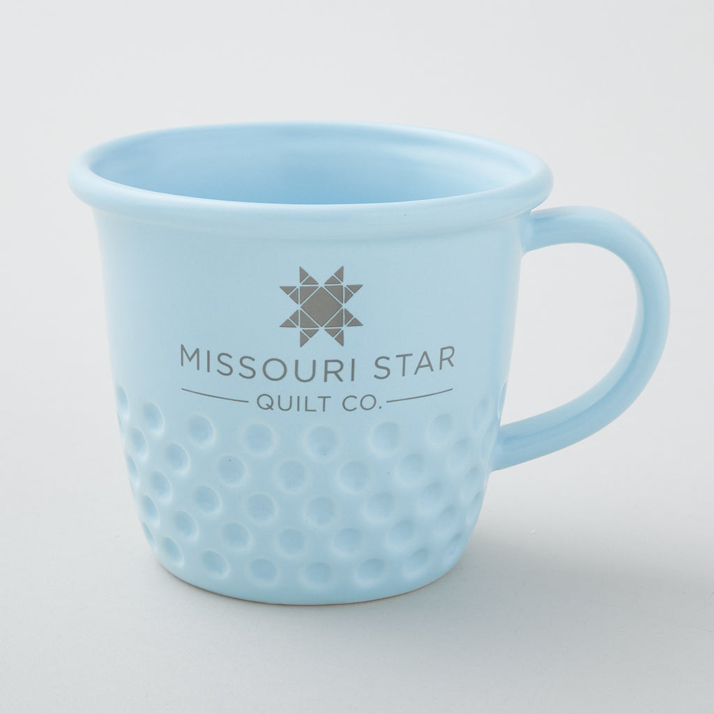 Missouri Star Thimble Mug - Light Blue Primary Image