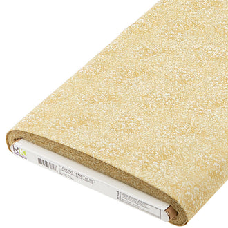 Fusions 11 Metallic - Cream Filigree 10 Yard Bolt