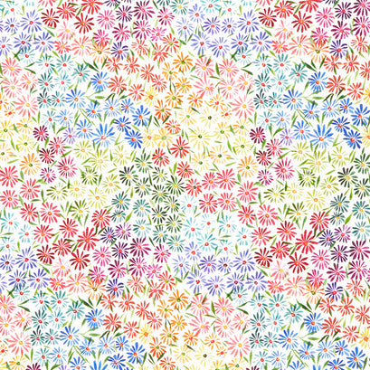 Eufloria - Kaleidobloom Rainbow Yardage