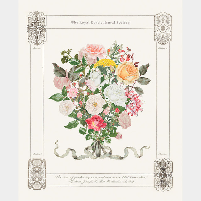 Floral Gardens - Floral Bouquet Cream Panel Primary Image