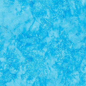 Happy Hive Batiks - Dots Blue Waterfall Yardage