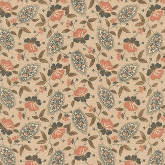 Cheddar and Coal II - Paisley Beauty Beige Yardage