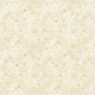 Froth and Bubble - Floral Wreaths Cream Yardage