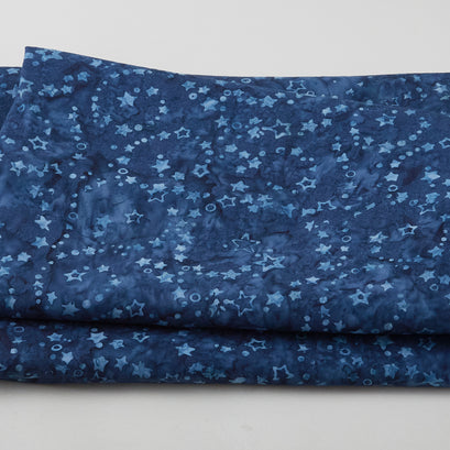 Tonga Batiks 108" Wide - USA Stars Baltic 3 Yd Cut