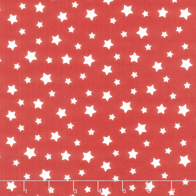 Monthly Placemat Coordinate - Red Stars Yardage Primary Image