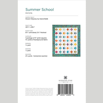 Digital Download - Summer School Quilt Pattern by Missouri Star Primary Image