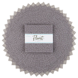 Floret - Gray 5" Stackers