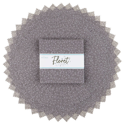 Floret - Gray 5" Stackers