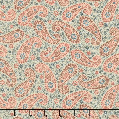 Victory Garden - VIntage Paisley Multi Yardage