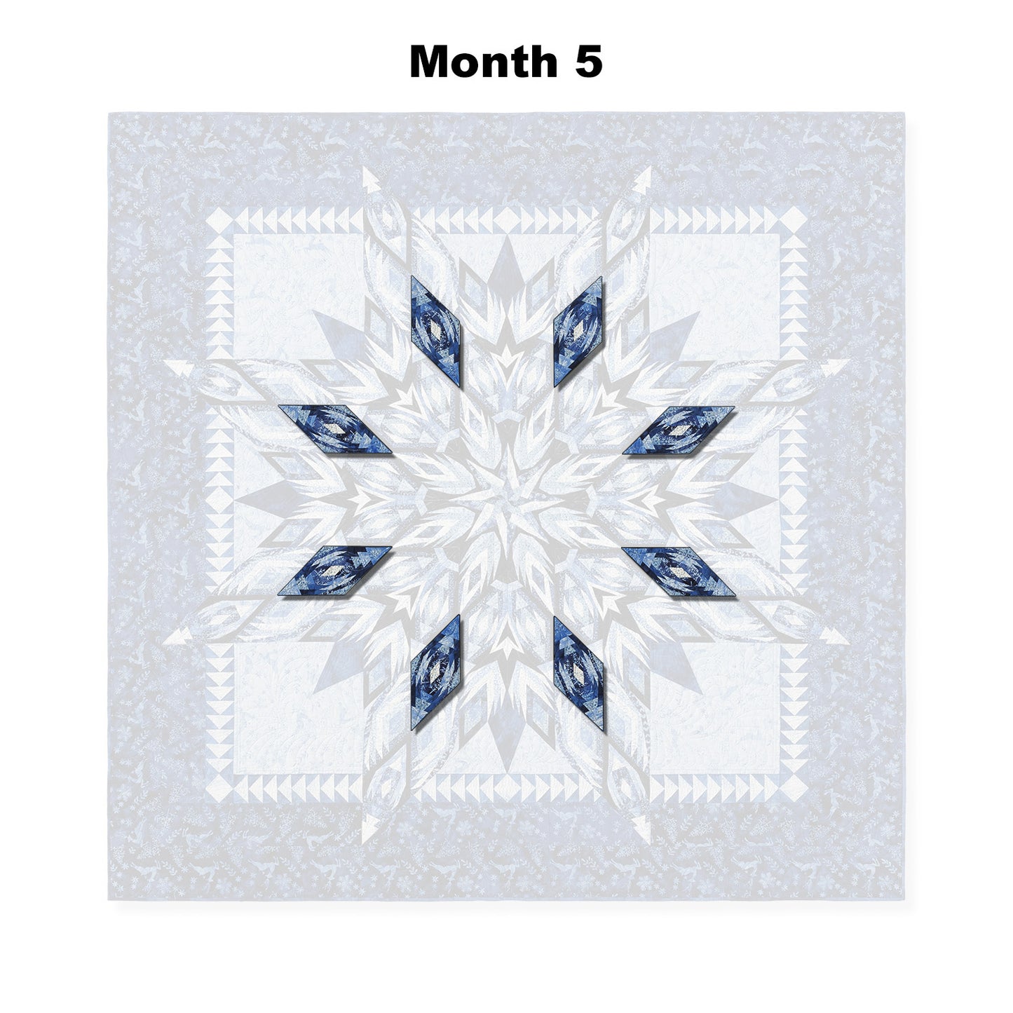 Winter's Glow Block of the Month Alternative View #6