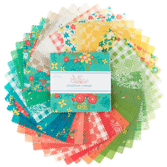 Gingham Cottage 5" Stackers