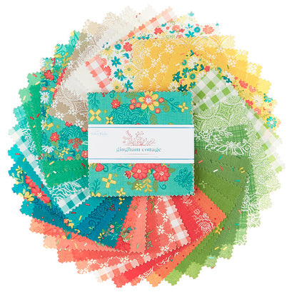 Gingham Cottage 5" Stackers
