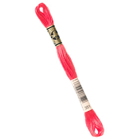 DMC Embroidery Floss - 351 Coral Primary Image