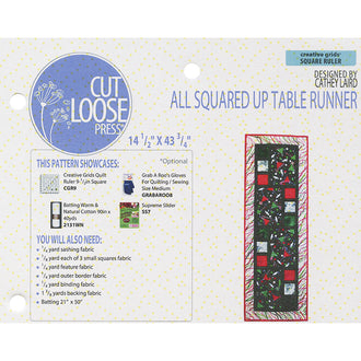 All Squared Up Table Runner Pattern
