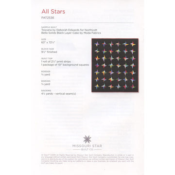 All Stars Quilt Pattern by Missouri Star