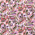Amazing Poppies - Poppy Paisley White Metallic Yardage Primary Image