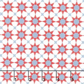 American Dream - Geometric Offwhite Yardage