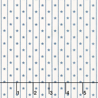 American Gatherings - Star Row Cream Navy Yardage