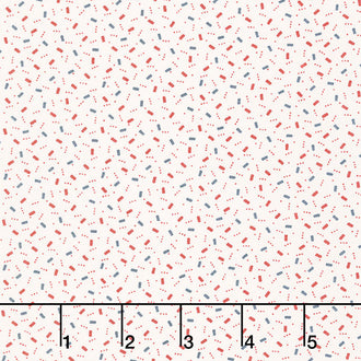 American Gatherings - Ticker Tape Cream Yardage