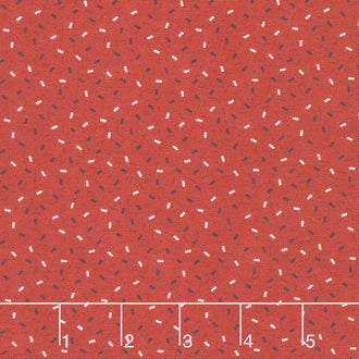 American Gatherings - Ticker Tape Red Yardage