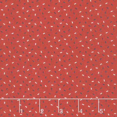 American Gatherings - Ticker Tape Red Yardage