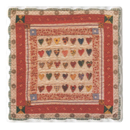 American Quilts Coaster - Hearts