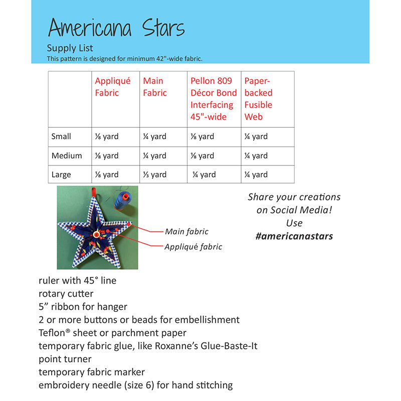 Americana Stars Ornament Pattern Alternative View #1