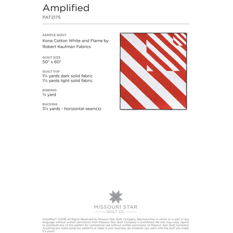 Amplified Quilt Pattern by Missouri Star Alternative View #1