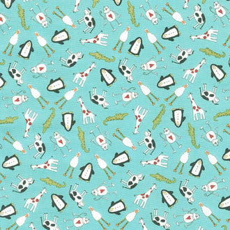 Animal Crackers - Animals Splash Yardage