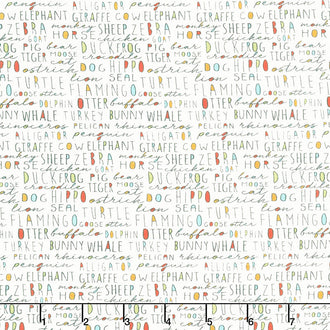 Animal Crackers - Words Vanilla Yardage