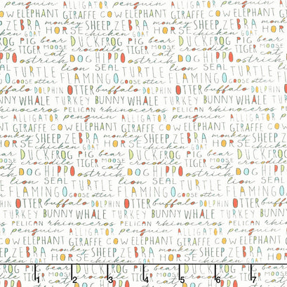 Animal Crackers - Words Vanilla Yardage