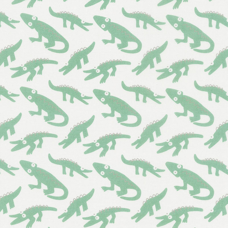 Animal Kingdom - Alligator Grey Yardage