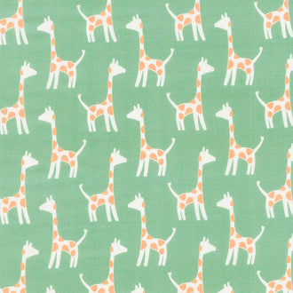Animal Kingdom - Giraffe Green Yardage