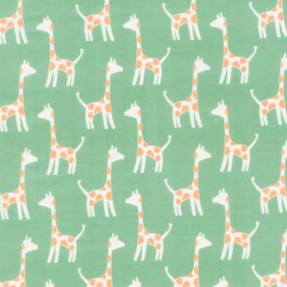 Animal Kingdom - Giraffe Green Yardage