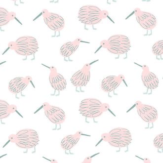 Animal Kingdom - Kiwi White Yardage