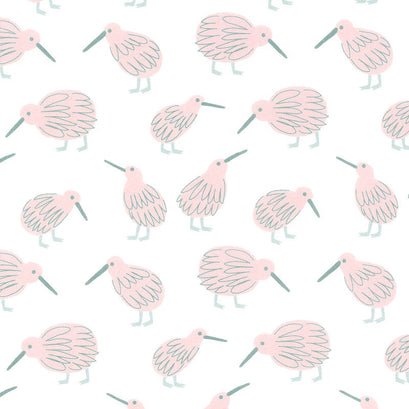 Animal Kingdom - Kiwi White Yardage
