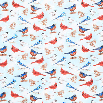Animals - Realistic Birds Sky Yardage