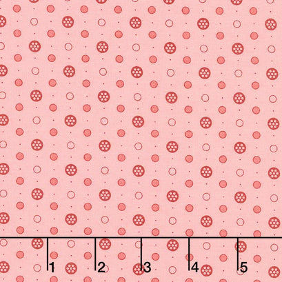 Anna - Buttons Pink Yardage